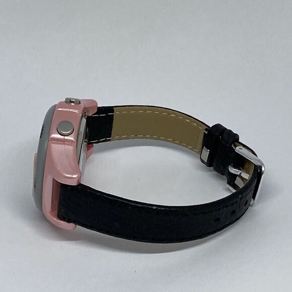 Fossil DQ1166 Women's Black Leather Digital Gray Dial Quartz Genuine Watch LJ311 - Picture 9 of 12